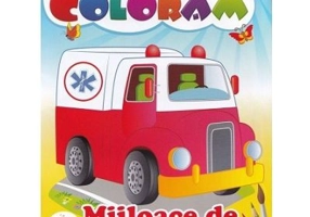Privim si coloram. Mijloace de transport