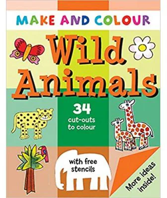 Make and Colour Wild Animals - Clare Beaton