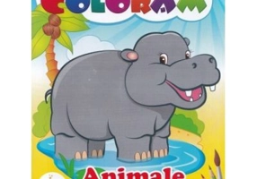 Privim si coloram. Animale amuzante