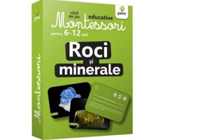 Roci si minerale. Carti de joc educative Montessori 6-12 ani