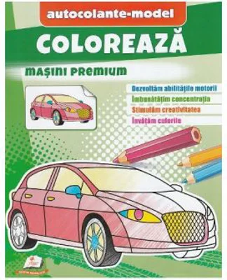 Coloreaza masini premium. Autocolante model