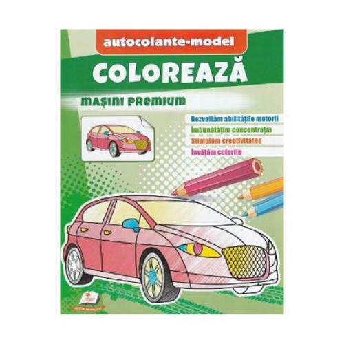 Coloreaza masini premium. Autocolante model