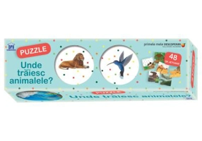 Unde traiesc animalele? Puzzle