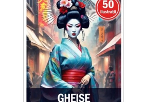 Carte de colorat, 50 de ilustratii, Gheise