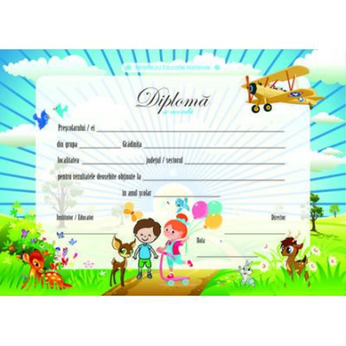 Diploma scolara GRADINITA ( DLFD001B )