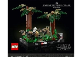 LEGO Star Wars. Diorama Urmarire cu speederul pe Endor 75353, 608 piese