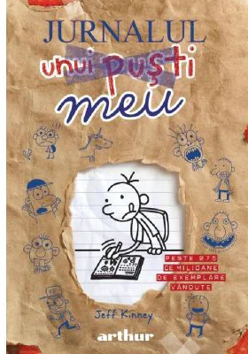 Jurnalul unui pusti. Jurnalul meu - Jeff Kinney