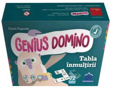 Genius domino. Tabla inmultirii - Flavio Fogarolo