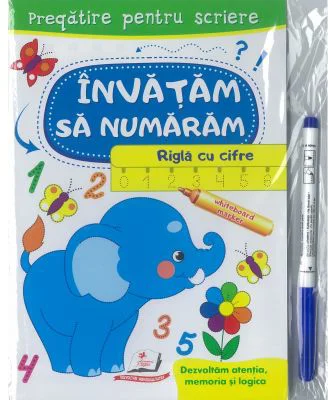 Rigla cu cifre - Scrie si sterge