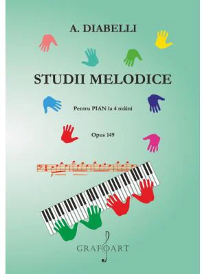 Studii melodice. Pentru pian la 4 maini. Opus 149 - Anton Diabelli