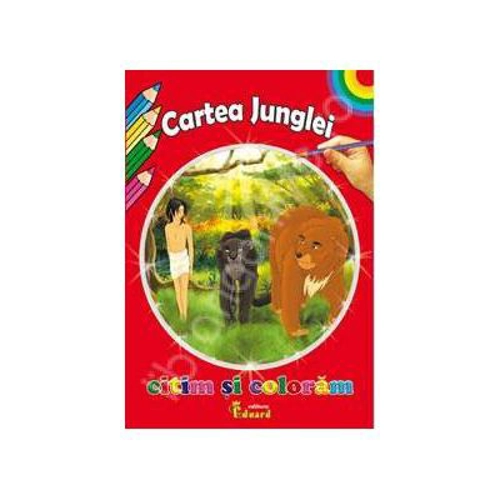 Citim si coloram - Cartea Junglei