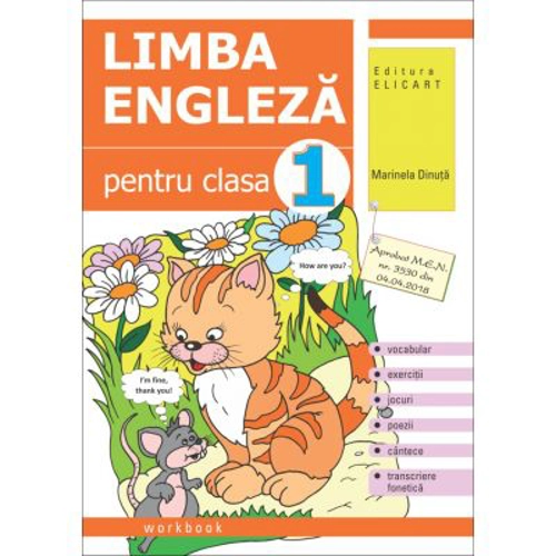 Limba engleza pentru clasa 1. Workbook - Marinela Dinuta, Elena-Adela Georgescu