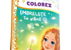 Citesc si colorez. Umbrelute in vant