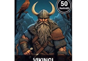 Carte de colorat pentru adulti, 50 de ilustratii, Vikingi