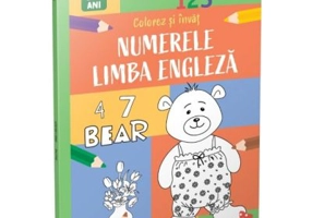 Numerele si limba engleza. Colorez si invat