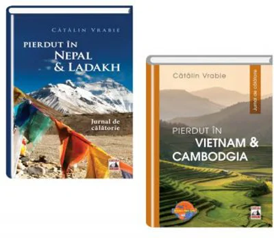 Pachet jurnal de calatorie: Pierdut in Nepal si Ladakh si Pierdut in Vietnam si Cambodgia