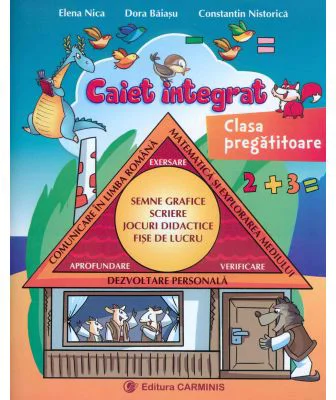 CAIET INTEGRAT - clasa pregatitoare (Jocuri didactice, Fise de lucru)