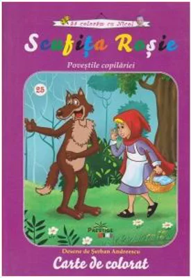 Scufita Rosie - Carte de colorat