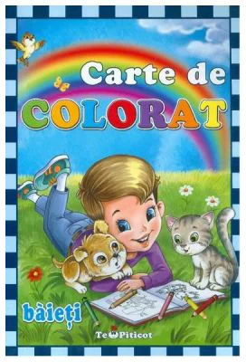 Carte de colorat: Baieti