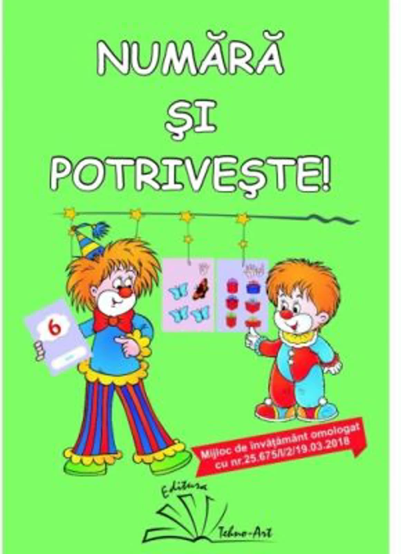 Numara si potriveste! - contine 40 de jetoane