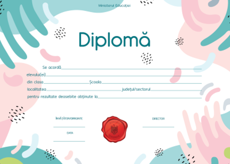 Diploma pentru rezultate deosebite (DZC03)