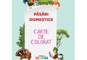 Carte de colorat. Pasari domestice