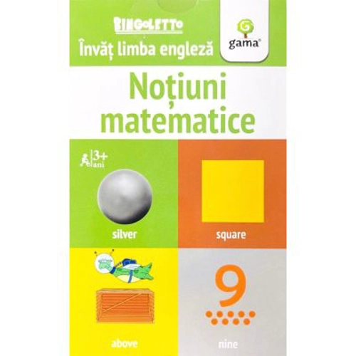 Notiuni matematice. Invat limba engleza. Colectia Bingoletto