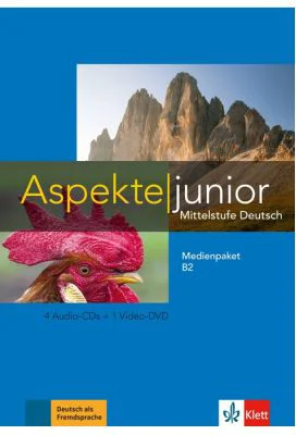Aspekte junior B2, Medienpaket (4 Audio-CDs + Video-DVD). Mittelstufe Deutsch - Ute Koithan