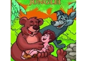 Cartea junglei. Carte de colorat si citit