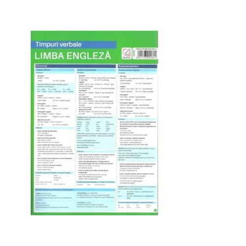 Pliant Limba Engleza. Timpuri verbale