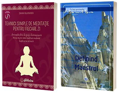 Set 2 carti - Definind Maestrul si Tehnici simple de meditatie pentru fiecare zi