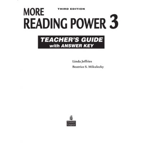 More Reading Power 3 Teacher's Guide with Answer Key - Linda Jeffries