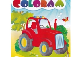 Privim si coloram. Tractor