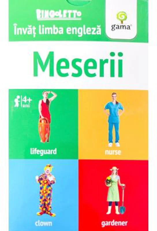 Meserii. Invat limba engleza. Colectia Bingoletto