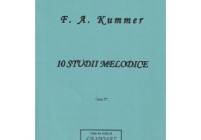10 studii melodice pentru violoncel. Opus 57 - F. A. Kummer