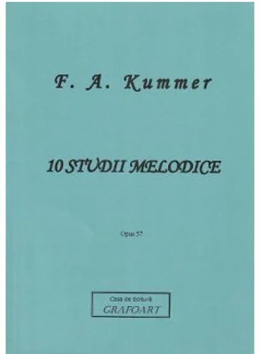10 studii melodice pentru violoncel. Opus 57 - F. A. Kummer