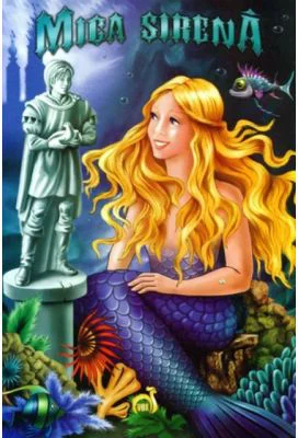 Mica sirena - carte de colorat