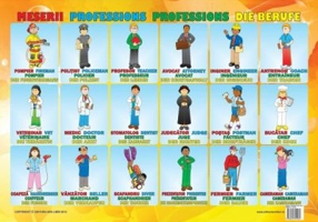Meserii - Plansa educativa