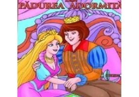 Frumoasa din padurea adormita. Carte de colorat si citit
