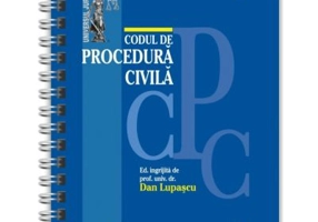 Codul de procedura civila Septembrie 2022. EDITIE SPIRALATA, tiparita pe hartie alba - Prof. univ. dr. Dan Lupascu