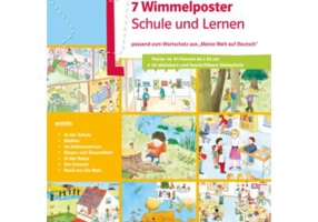 Wimmelposter Schule und Lernen - passend zum Wortschatz aus "Meine Welt auf Deutsch", 7 Poster