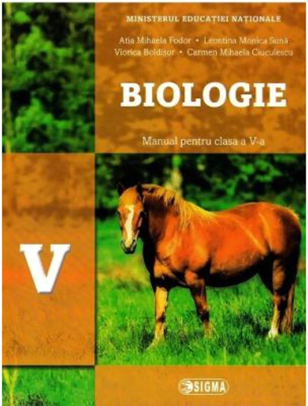 Biologie, manual pentru clasa a 5-a - Atia Mihaela Fodor