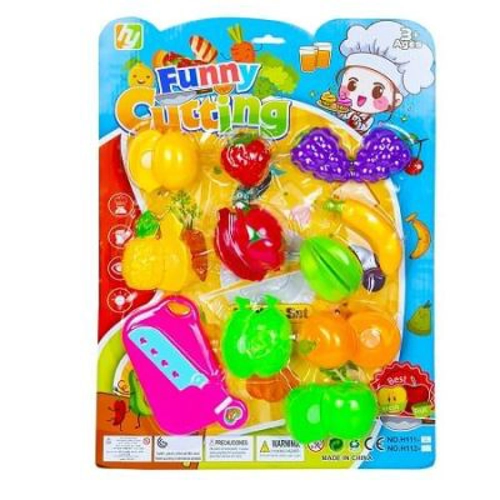 Fructe pretaiate, 12 piese / blister