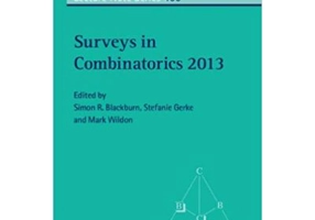 Surveys in Combinatorics 2013 - Simon R. Blackburn, Stefanie Gerke, Mark Wildon