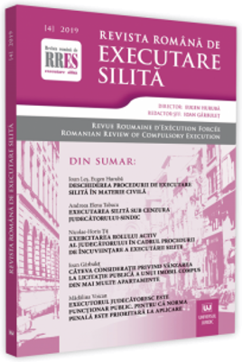 Revista romana de executare silita nr. 4/2019 - Eugen Huruba