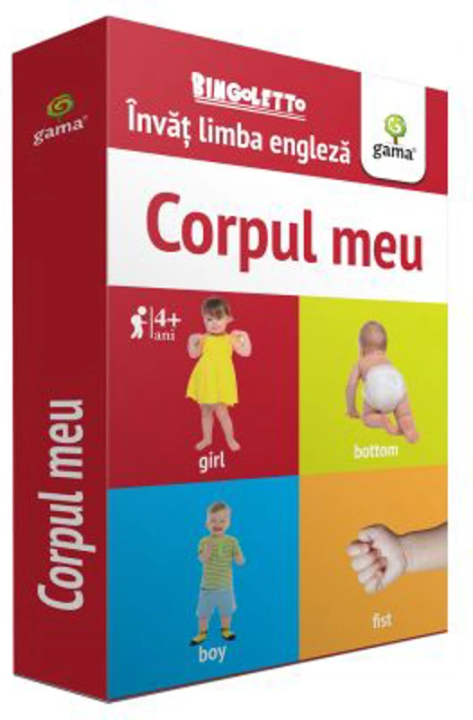 Corpul meu. Invat limba engleza. Colectia Bingoletto