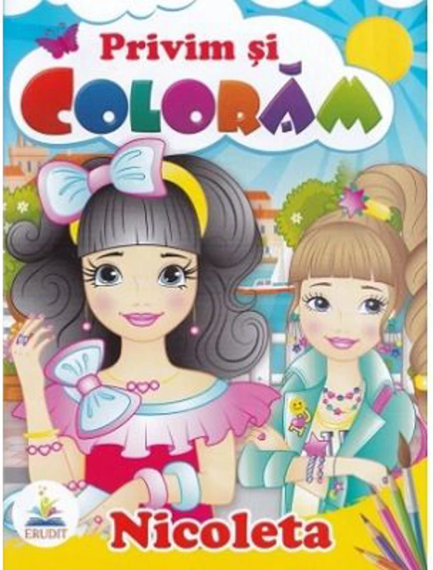 Privim si coloram. Nicoleta