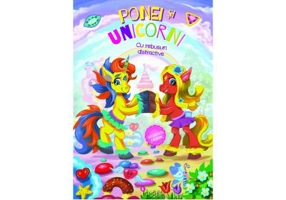 Ponei si Unicorni, carte cu activitati si abtibilduri