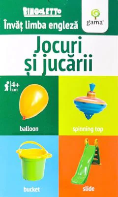 Jocuri si jucarii. Invat limba engleza. Colectia Bingoletto