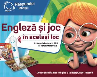 Pachet Raspundel Istetel. Carte si creion interactive, Engleza si Joc in acelasi loc